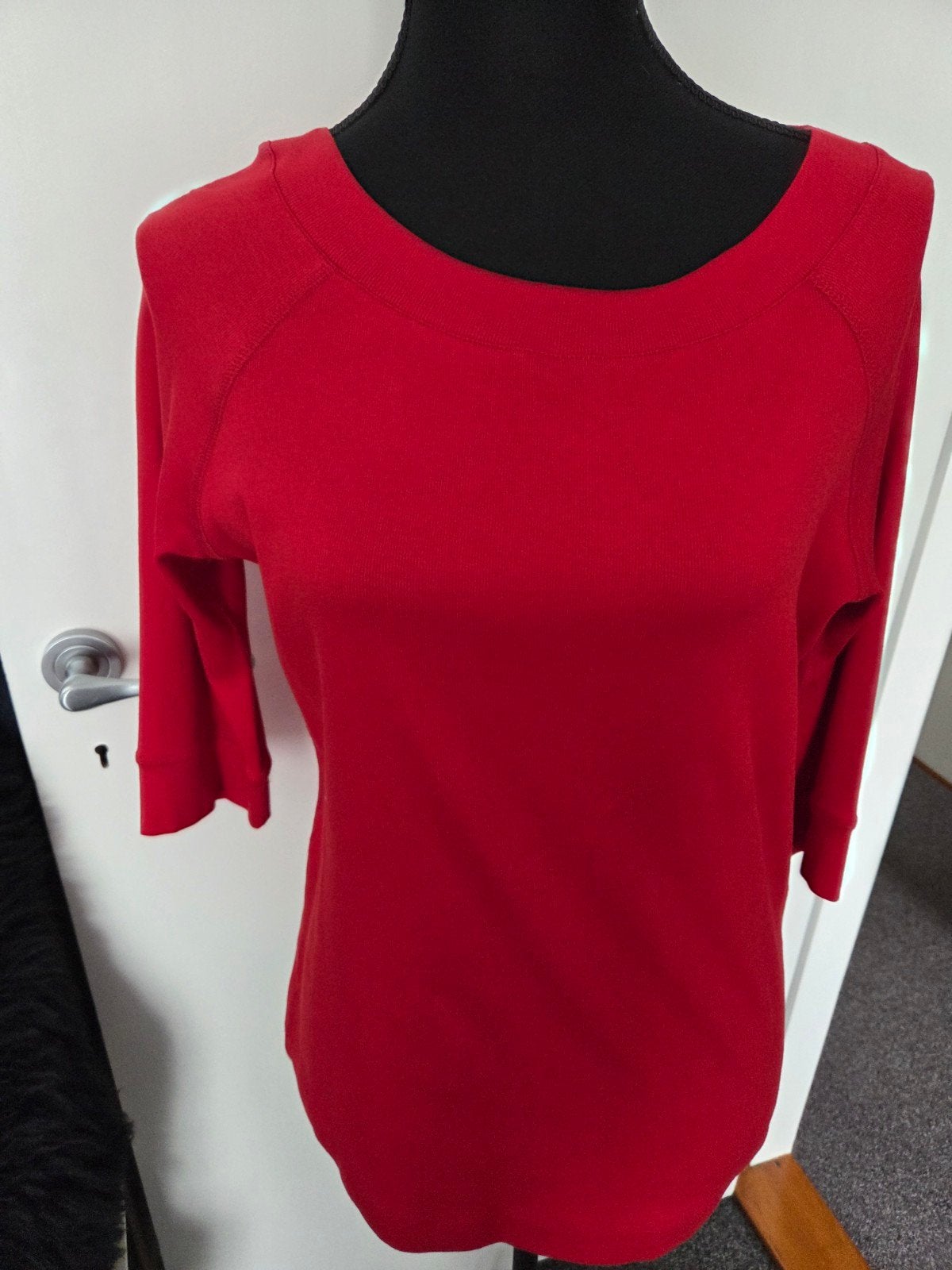 Marccain rood t-shirt maat 6 (42/44), Verzenden, Maat 42/44 (L), Nieuw, Korte mouw