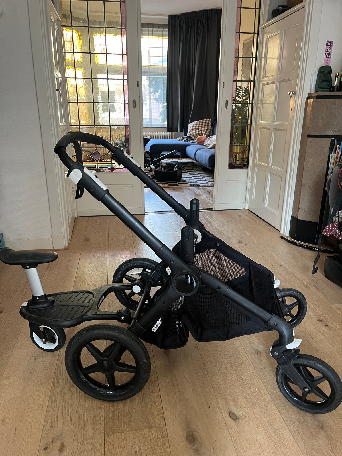Bugaboo Fox 2 kinderwagen met meerijdplankje, Ophalen, Gebruikt, Bugaboo, Combiwagen