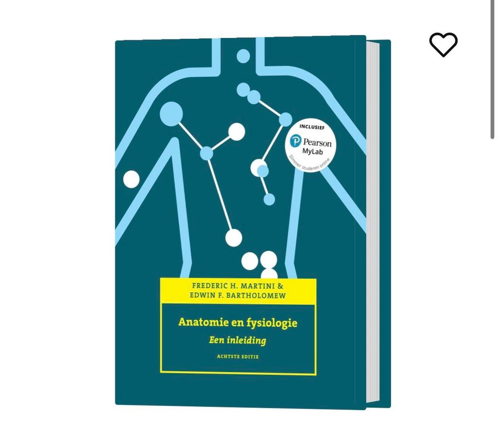 Anatomie en fysiologie boek, Boeken, Studieboeken en Cursussen, Ophalen of Verzenden, Nieuw, Frederic H. Martini; Edwin F. Bartholomew