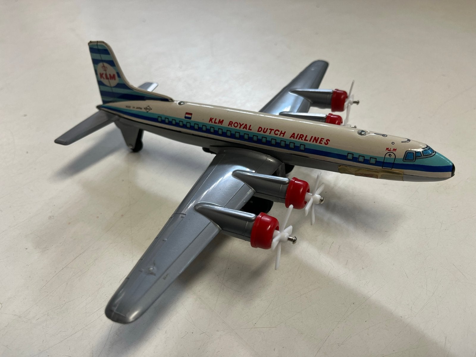 Vintage KLM Royal Dutch Airlines Schaalmodel Vliegtuig, Verzamelen, Ophalen of Verzenden, Gebruikt, Schaalmodel