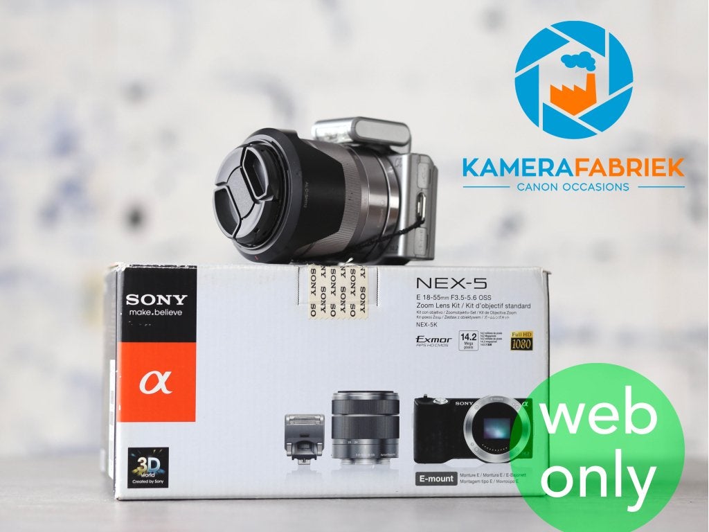 Sony NEX-5 kit, Niet ingevuld, Gebruikt, Verzenden, Compact