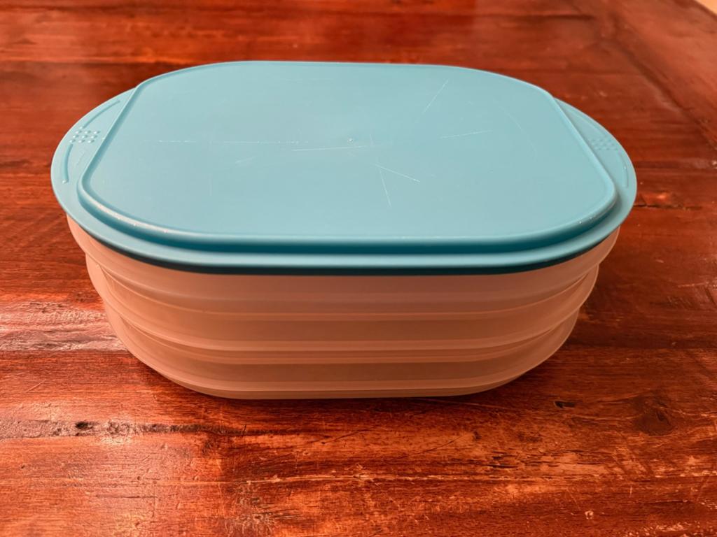 Tupperware stapel 3 bewaardozen, kaas, plakken, vleeswaren, Ophalen of Verzenden, Zo goed als nieuw