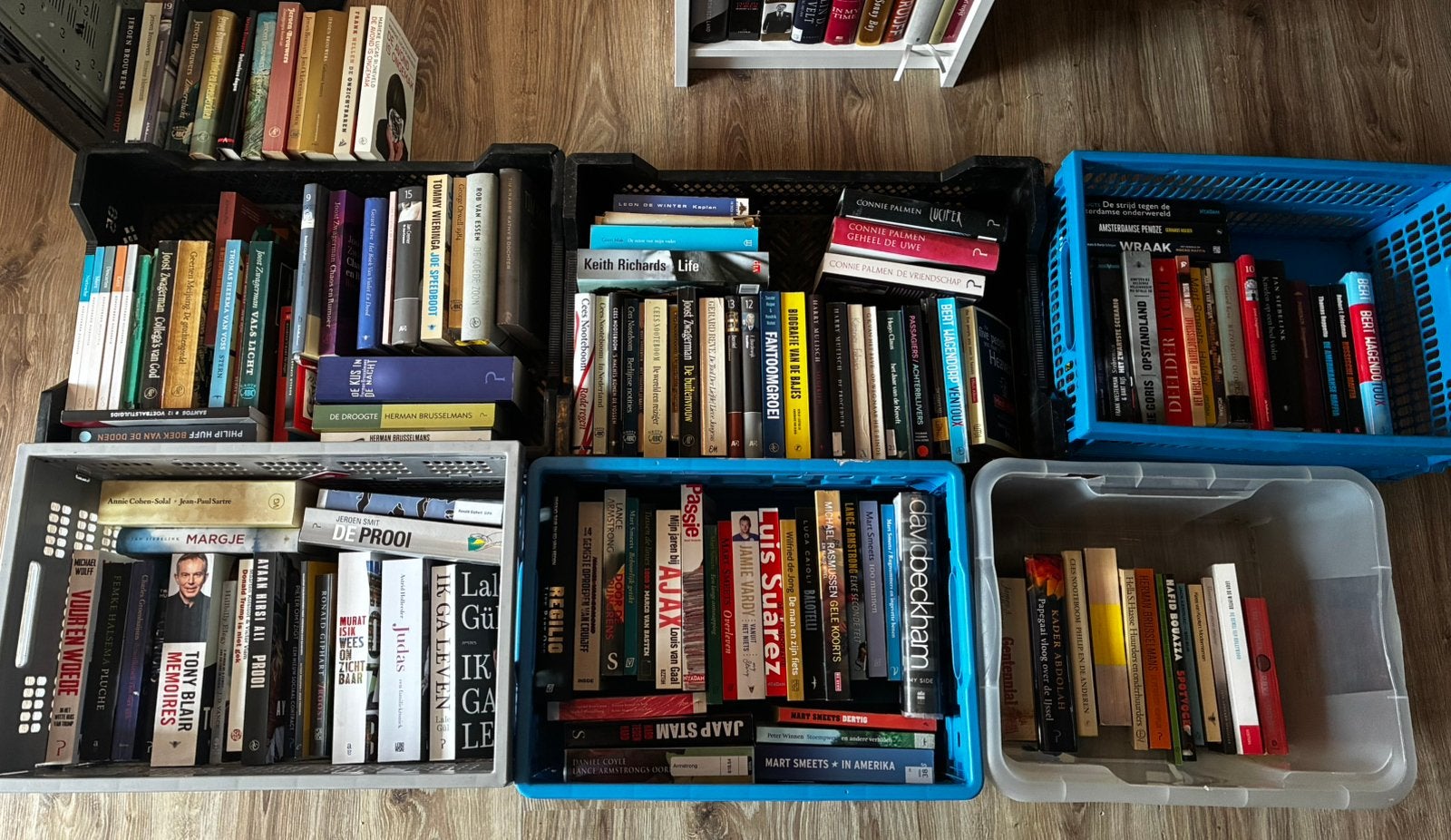 Grote partij boeken-Nederlandse literatuur, sport, biografie, Cd's en Dvd's, Cassettebandjes, Ophalen of Verzenden, Zo goed als nieuw