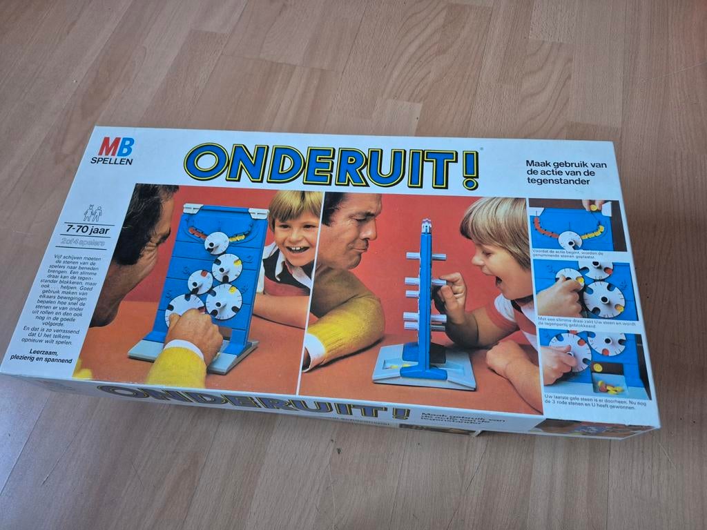 MB Familie/Bordspel   Onderuit!, Ophalen of Verzenden, Zo goed als nieuw