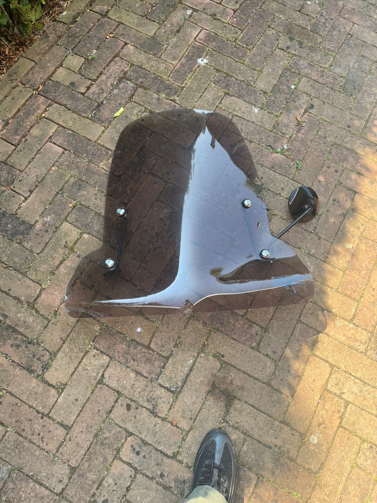 Mio windscherm donker, Ophalen, Zo goed als nieuw, Overige typen, SYM