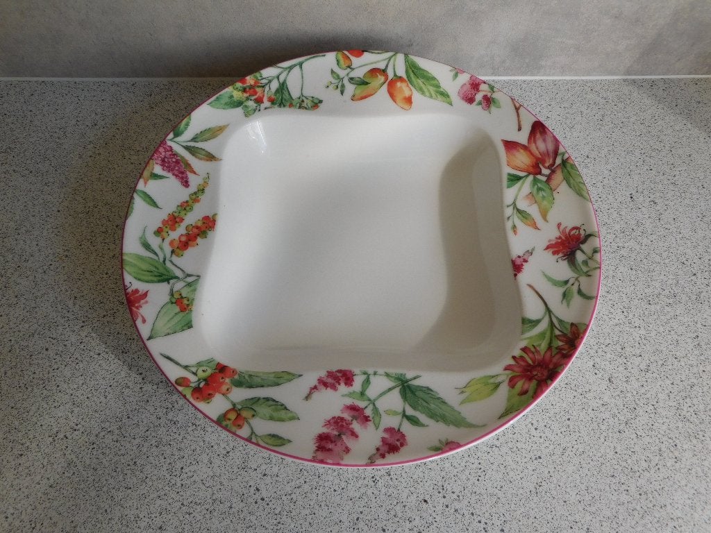 Diep Bord 25 cm. Floral Vivo Villeroy & Boch, Ophalen of Verzenden, Zo goed als nieuw, Bord(en), Overige stijlen