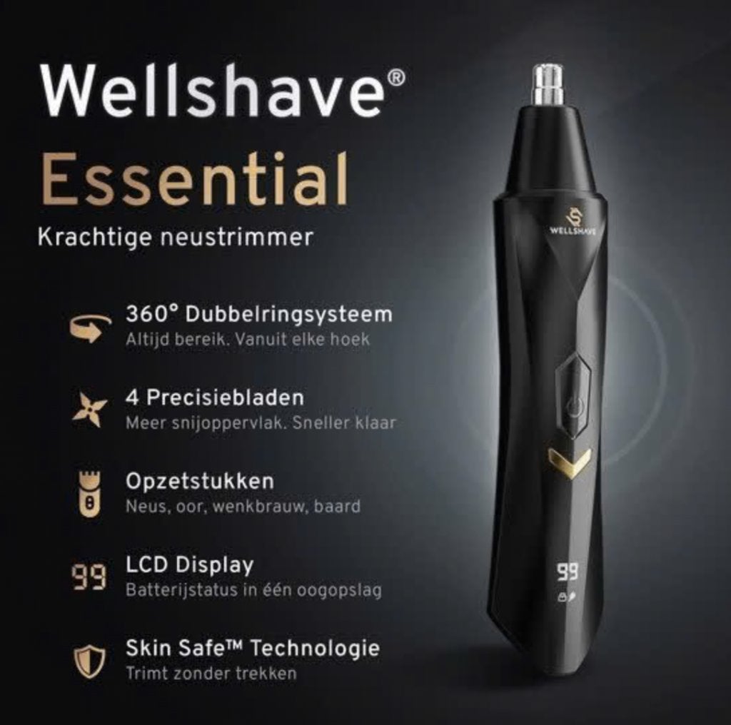 Neustrimmer - Wenkbrauw en Oorhaar trimmer - GRATIS BEZORGD, Verzenden, Nieuw, Scheren en Epileren