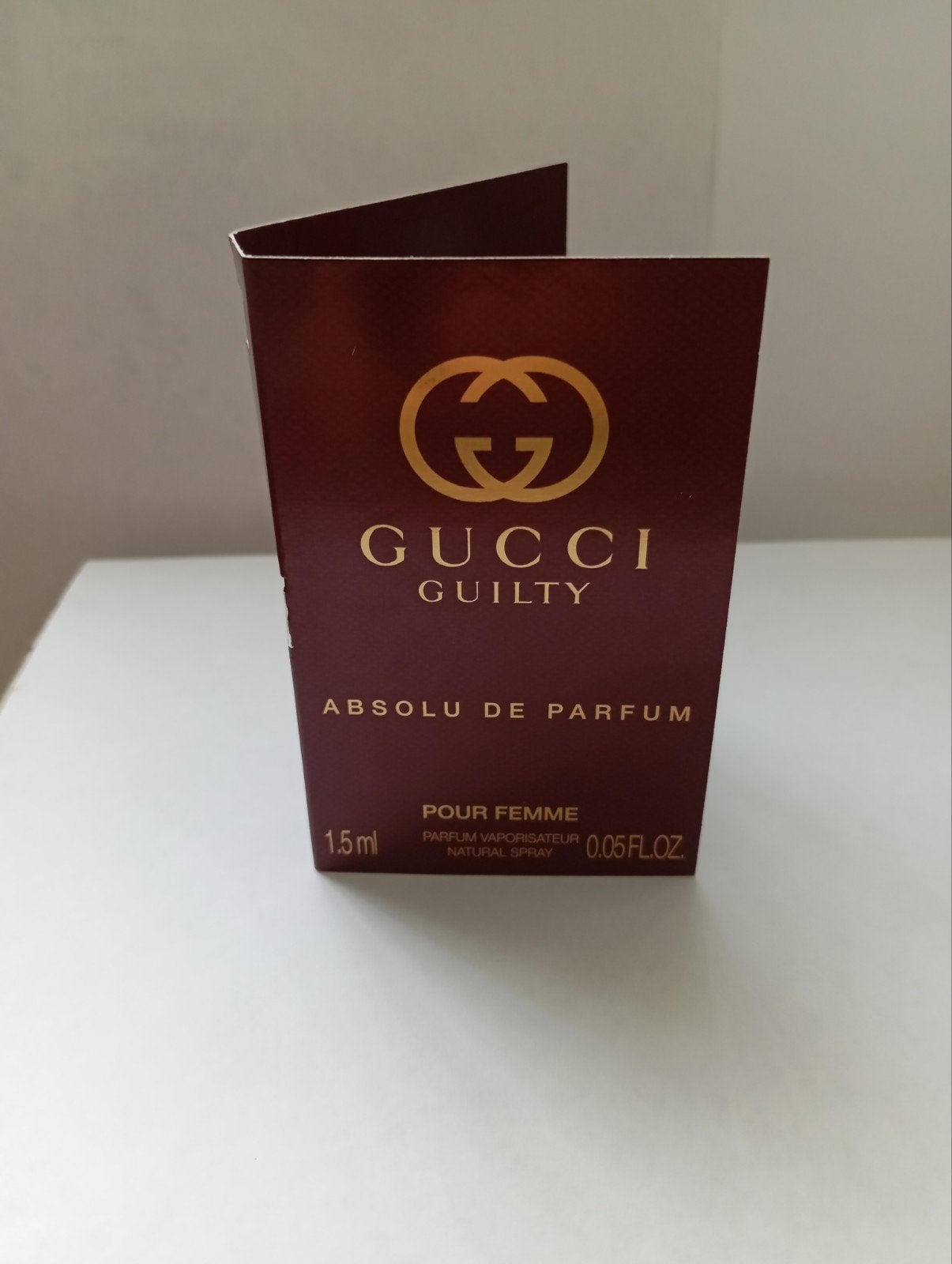 Nieuw Gucci Guilty Absolu De Parfum 1,5 ml sample, Ophalen of Verzenden, Nieuw