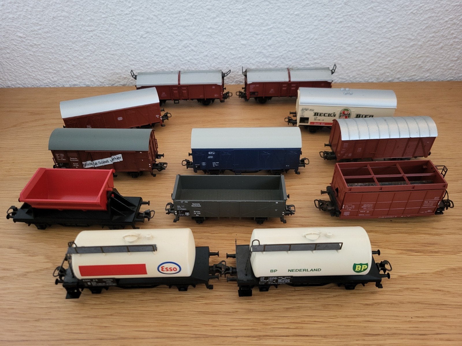 Diverse Märklin goederenwagons., Wisselstroom, Gebruikt, Wagon, Ophalen of Verzenden