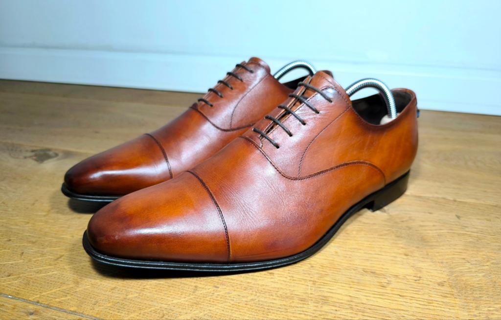Floris van Bommel herenschoenen maat 10 / 44,5, Ophalen, Overige kleuren, Floris van Bommel, Zo goed als nieuw