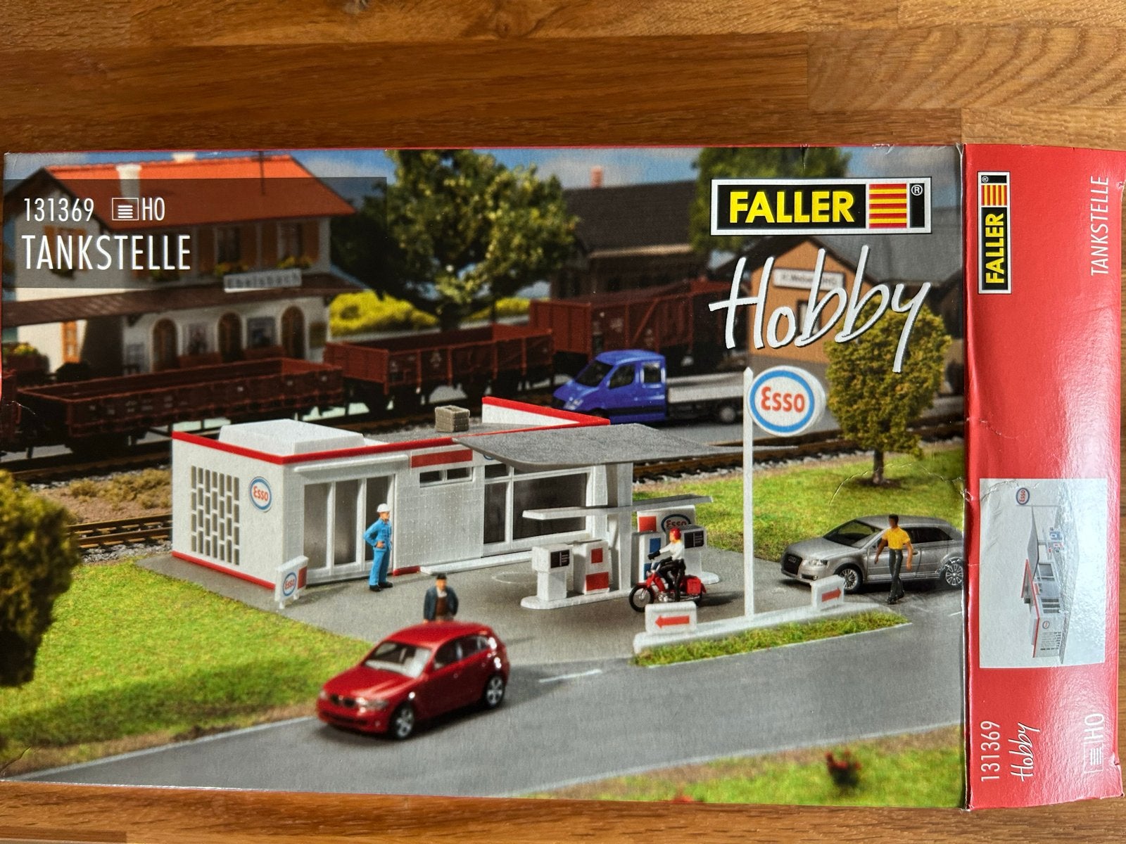 Faller H0 Tankstelle Esso Modelbouw Station 131369, Ophalen of Verzenden, Nieuw, 1:50 tot 1:144