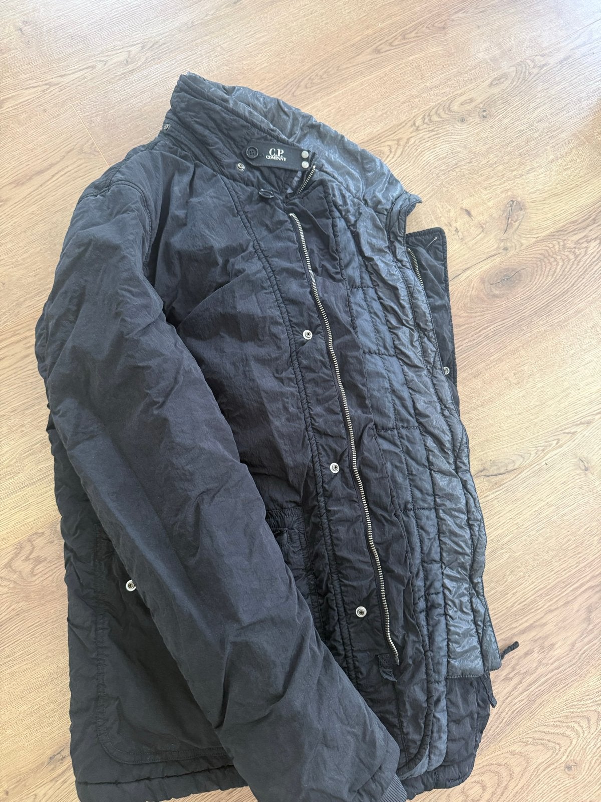 CP Company jas zwart, maat L, Ophalen of Verzenden, Gedragen, Maat 52/54 (L), Zwart