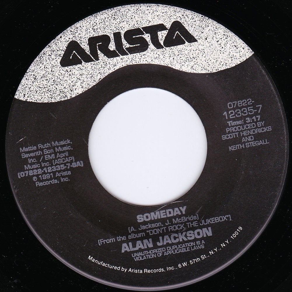 Alan Jackson - Someday 7", Ophalen of Verzenden, Zo goed als nieuw, 7 inch, Country en Western