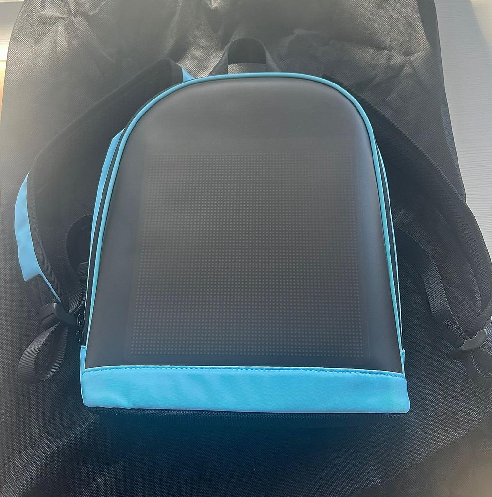 LED pixel screen tas blauw, Ophalen, Zo goed als nieuw, Blauw