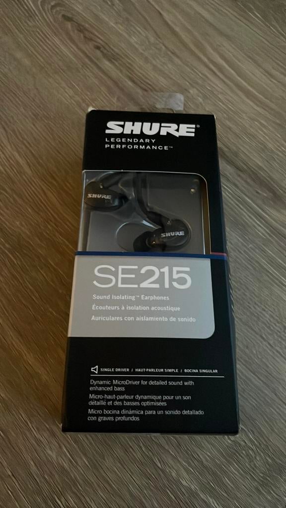 Shure SE215, Ophalen of Verzenden, Zo goed als nieuw, Batterij