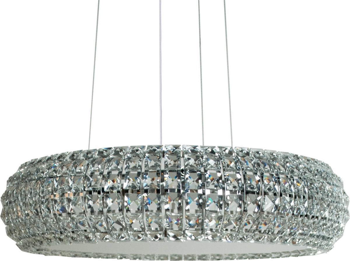 Zuiver hanglamp queen crystal 65, Zilver, Gebruikt, Inclusief lichtbron, Hanglamp