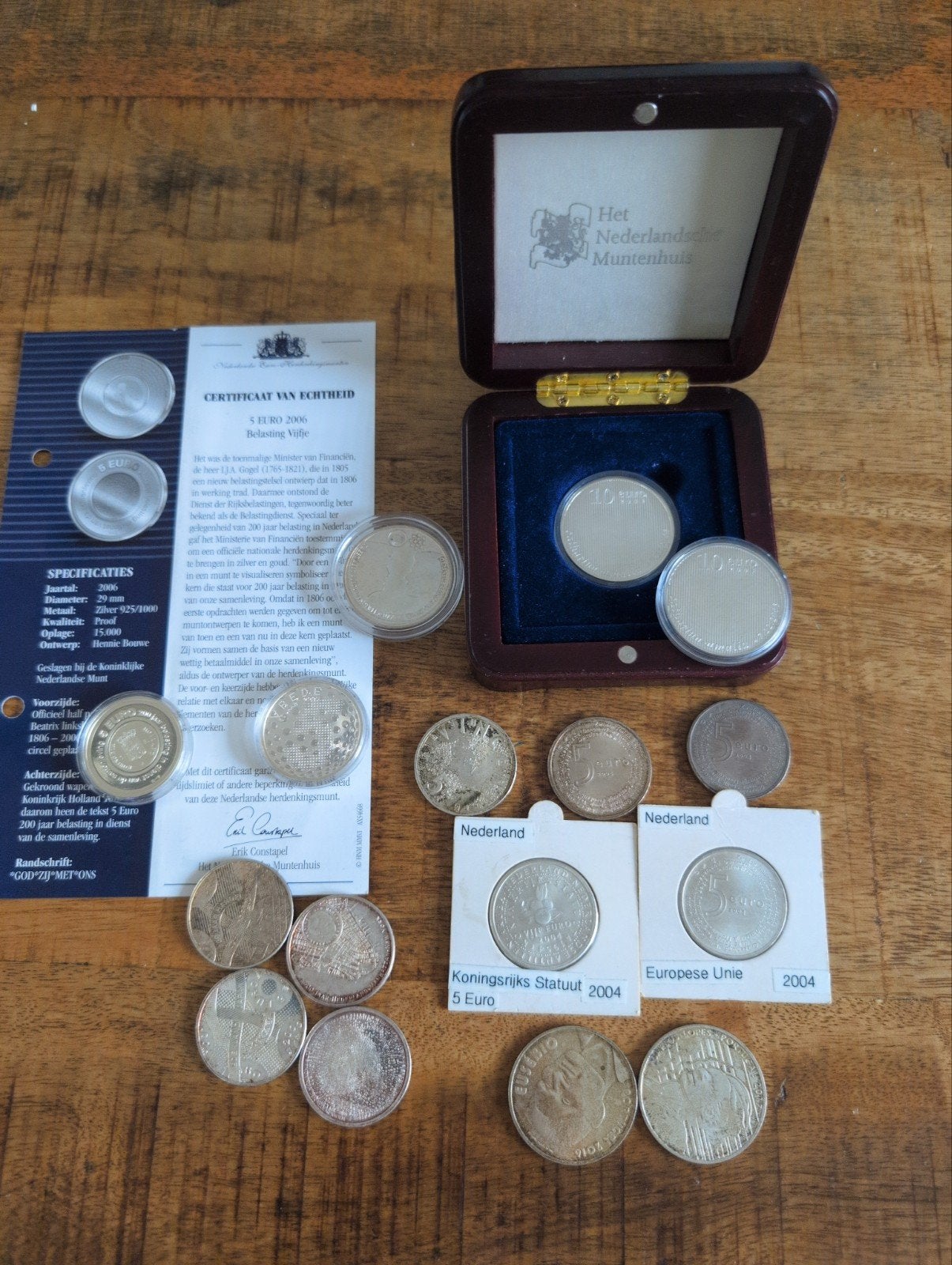 Herdenkingsmunten: 5, 7.50 en 10 Euro Collectie, Postzegels en Munten, Munten | Nederland, Ophalen of Verzenden, Koningin Beatrix