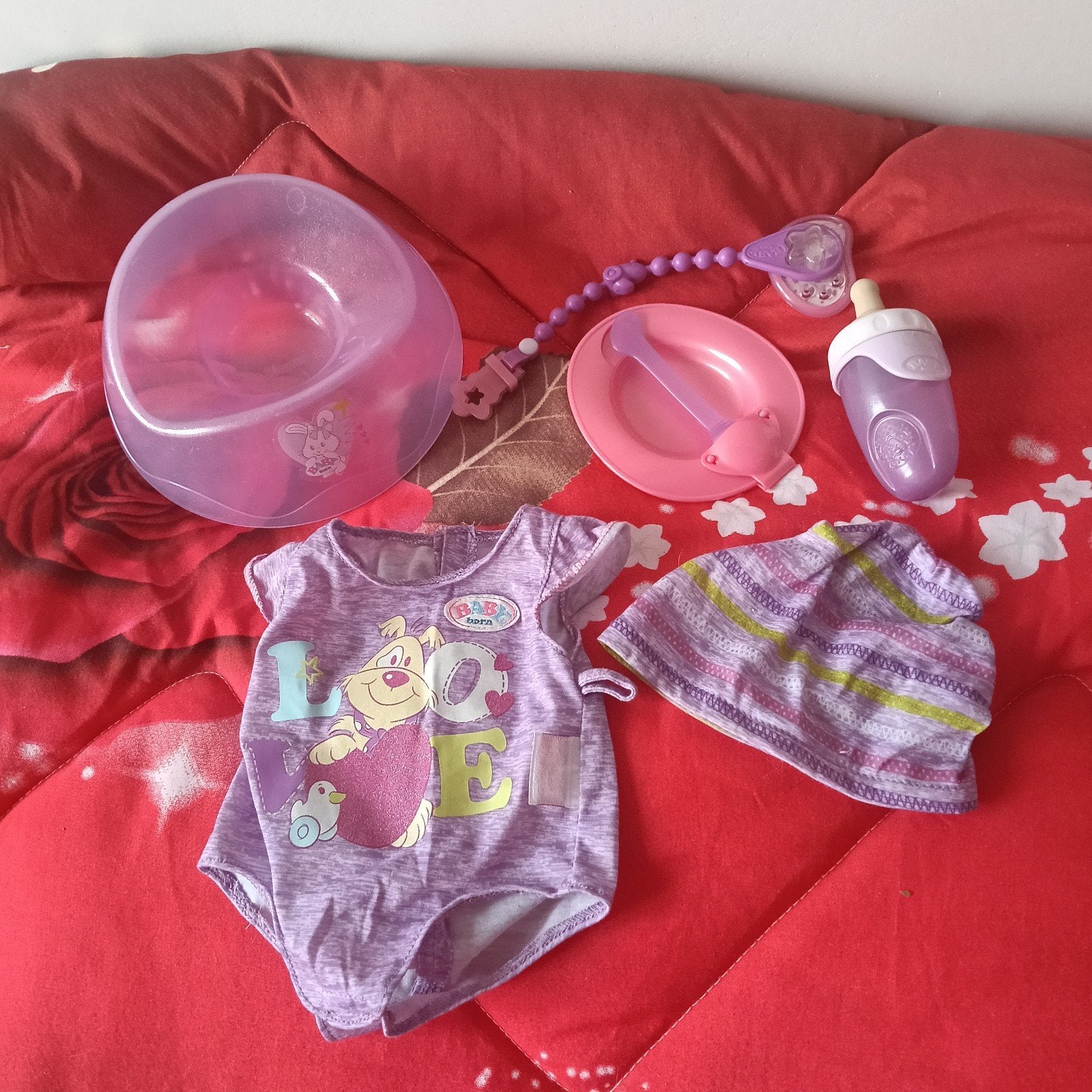Baby Born Setje Zapf, Ophalen of Verzenden, Zo goed als nieuw, Babypop