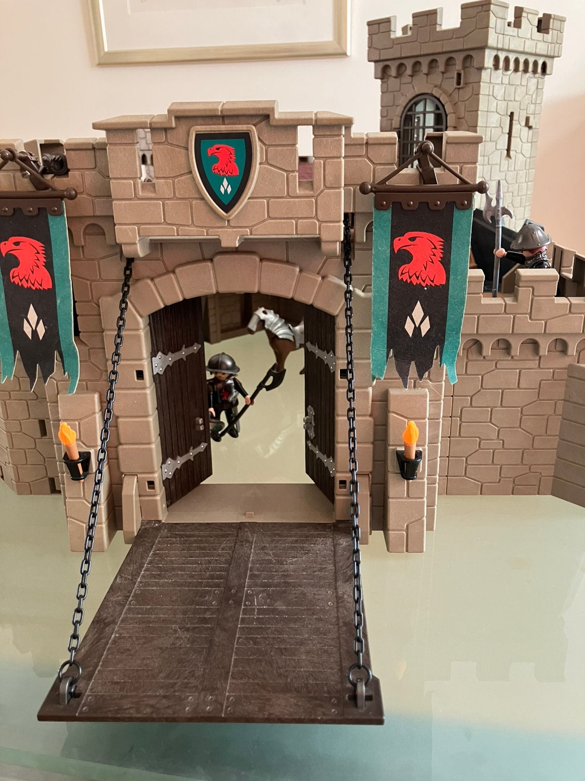 Kasteel Playmobil valkenridders, Ophalen, Gebruikt, Knights, Kasteel/Fort