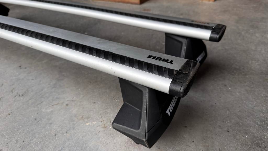 Thule WingBar EVO dakdragers met Clamp set., Ophalen of Verzenden, Gebruikt