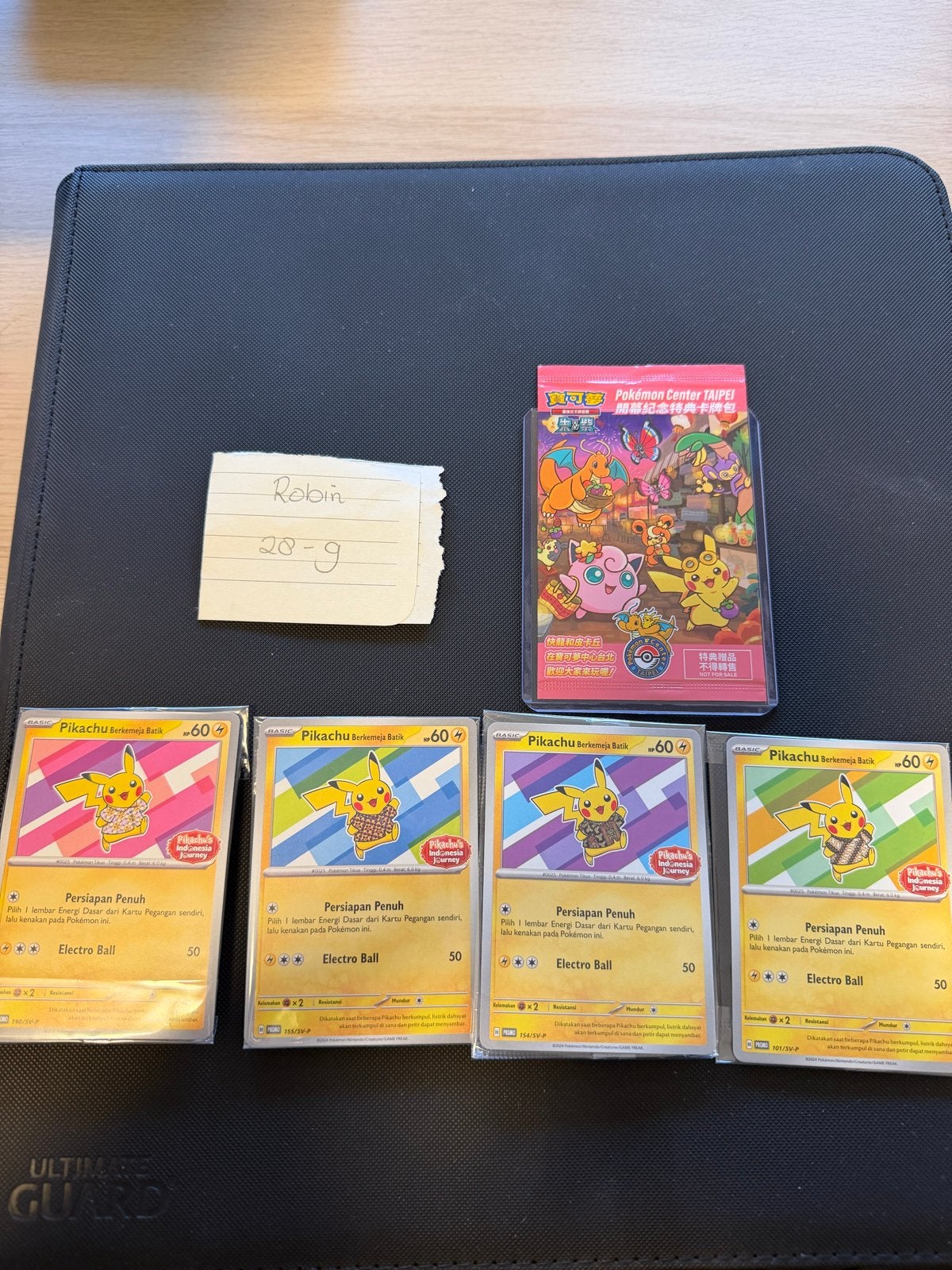 Sealed Pikachu Berkemeja Batik set + Pikachu Taipei, Ophalen of Verzenden, Nieuw, Meerdere kaarten
