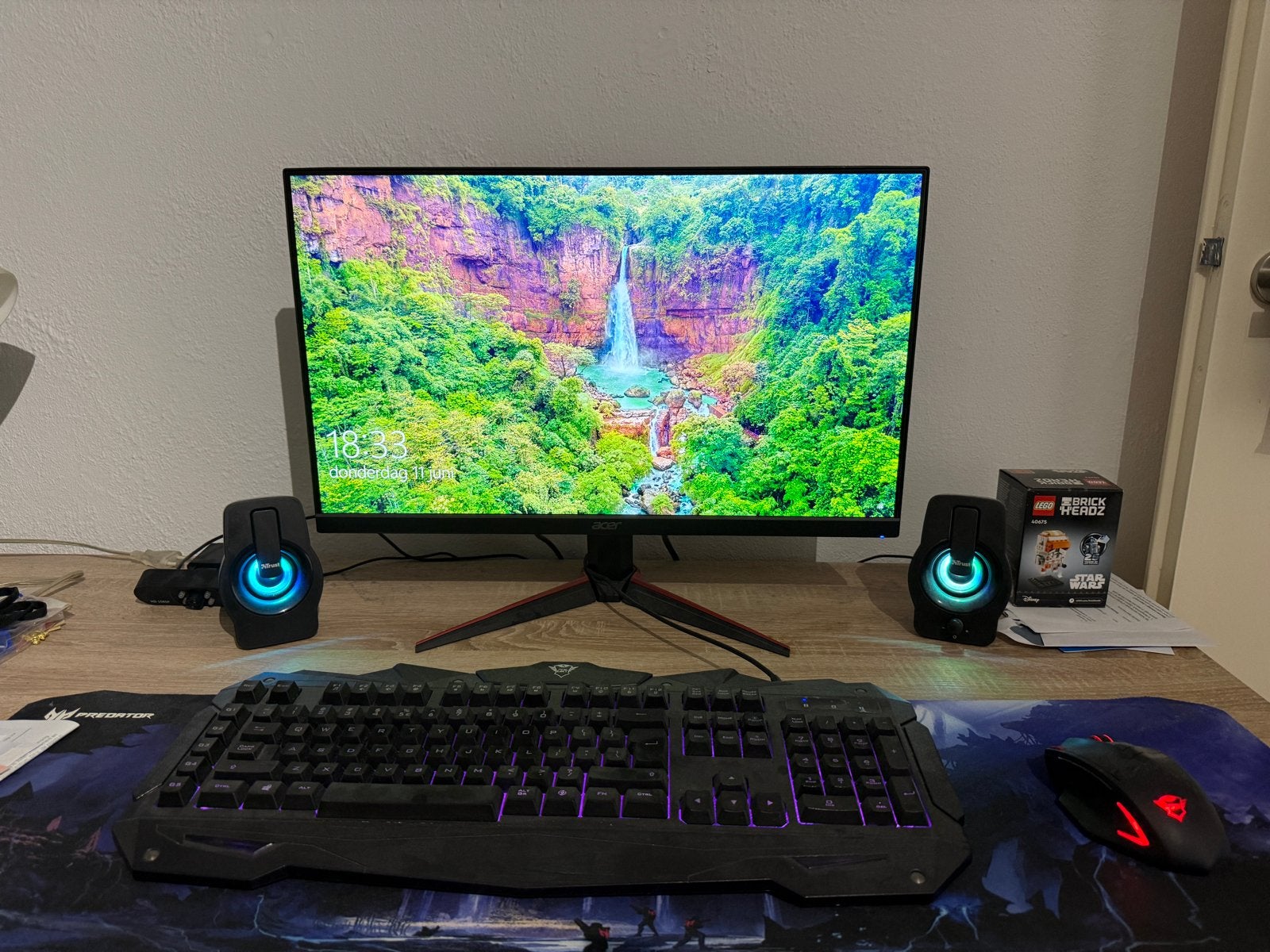 Complete Gaming PC Setup met Monitor en Accessoires, Computers en Software, Ophalen, Gebruikt, HDD, 8 GB