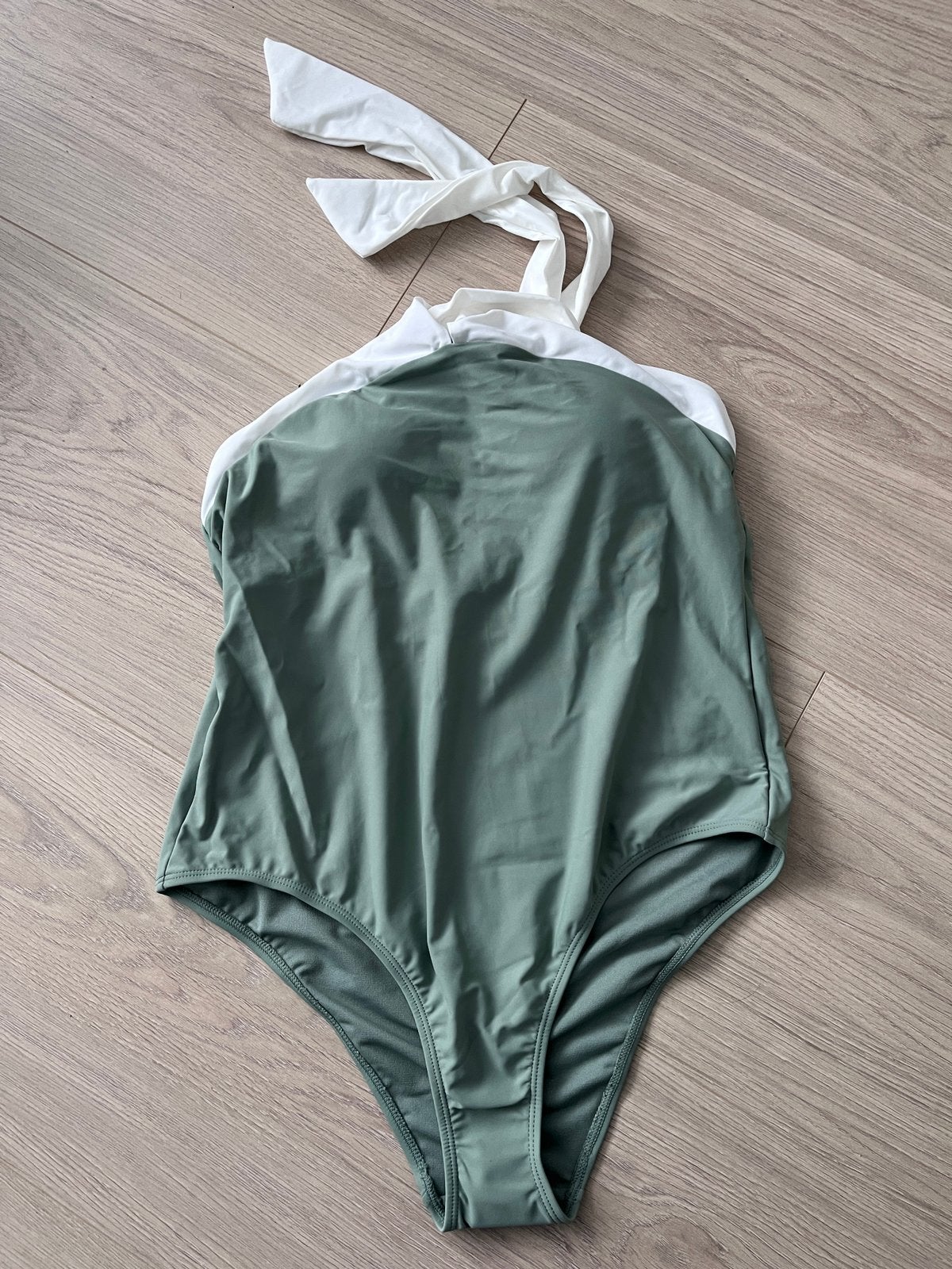 Badpak (nieuw), Verzenden, Nieuw, Groen, Badpak
