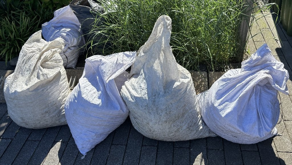 Kiezelstenen, Tuin en Terras, Grind, Keien en Split, Gebruikt, Grind, Ophalen