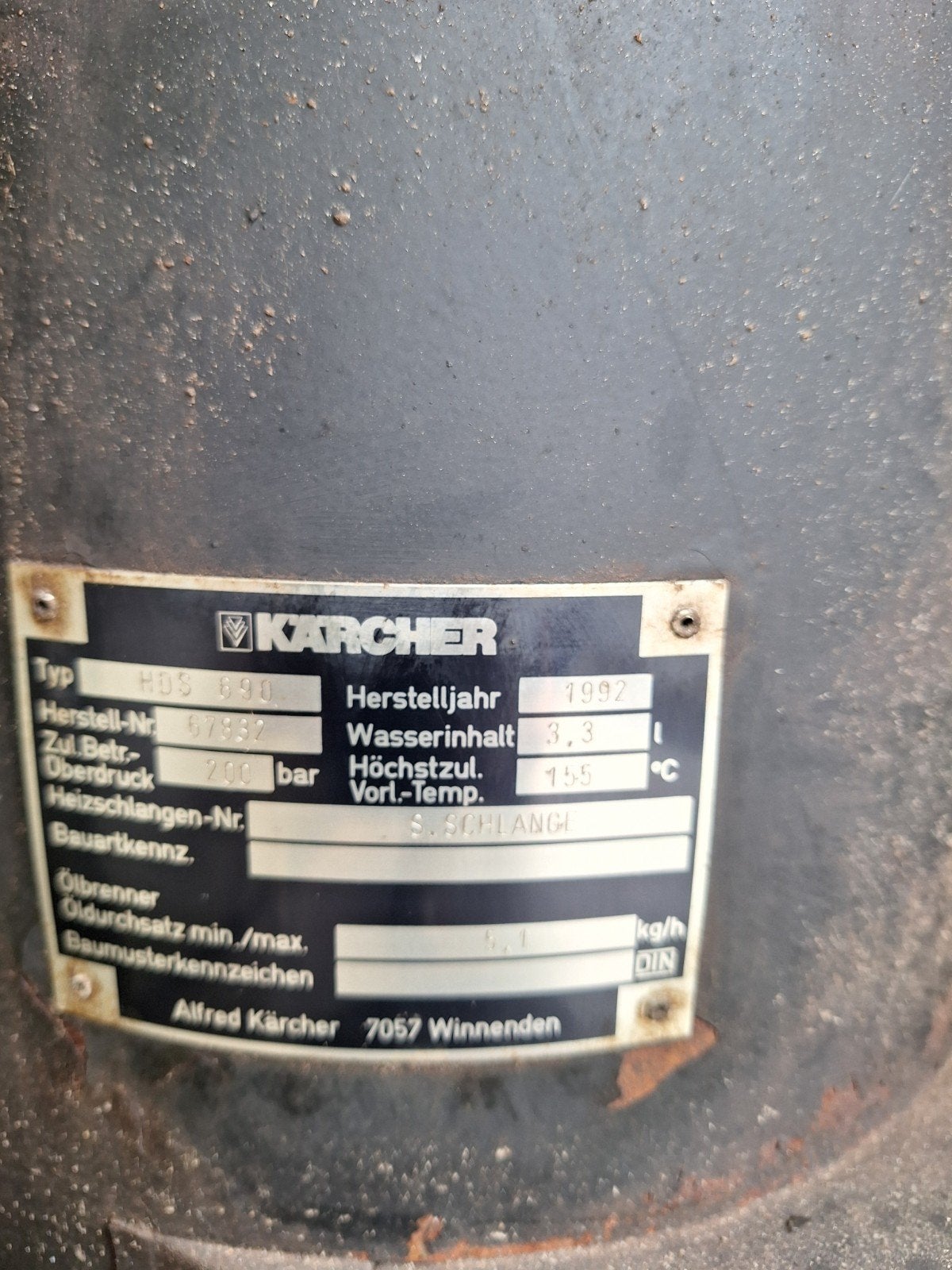 Tekoop Karcher   defect, Doe-het-zelf en Verbouw, Minder dan 25 liter, Ophalen, Gebruikt, Minder dan 200 liter/min