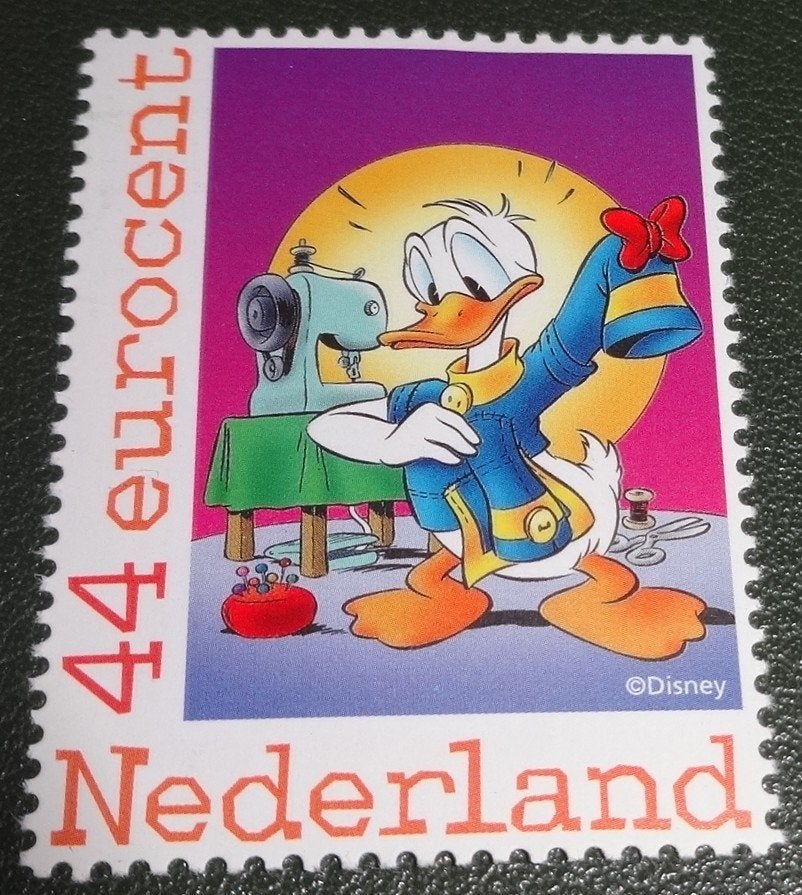 Nederland - 2562-Ab08 - Duckstad - Donald Naaien - PNe01-15, Verzenden, Na 1940, Postfris