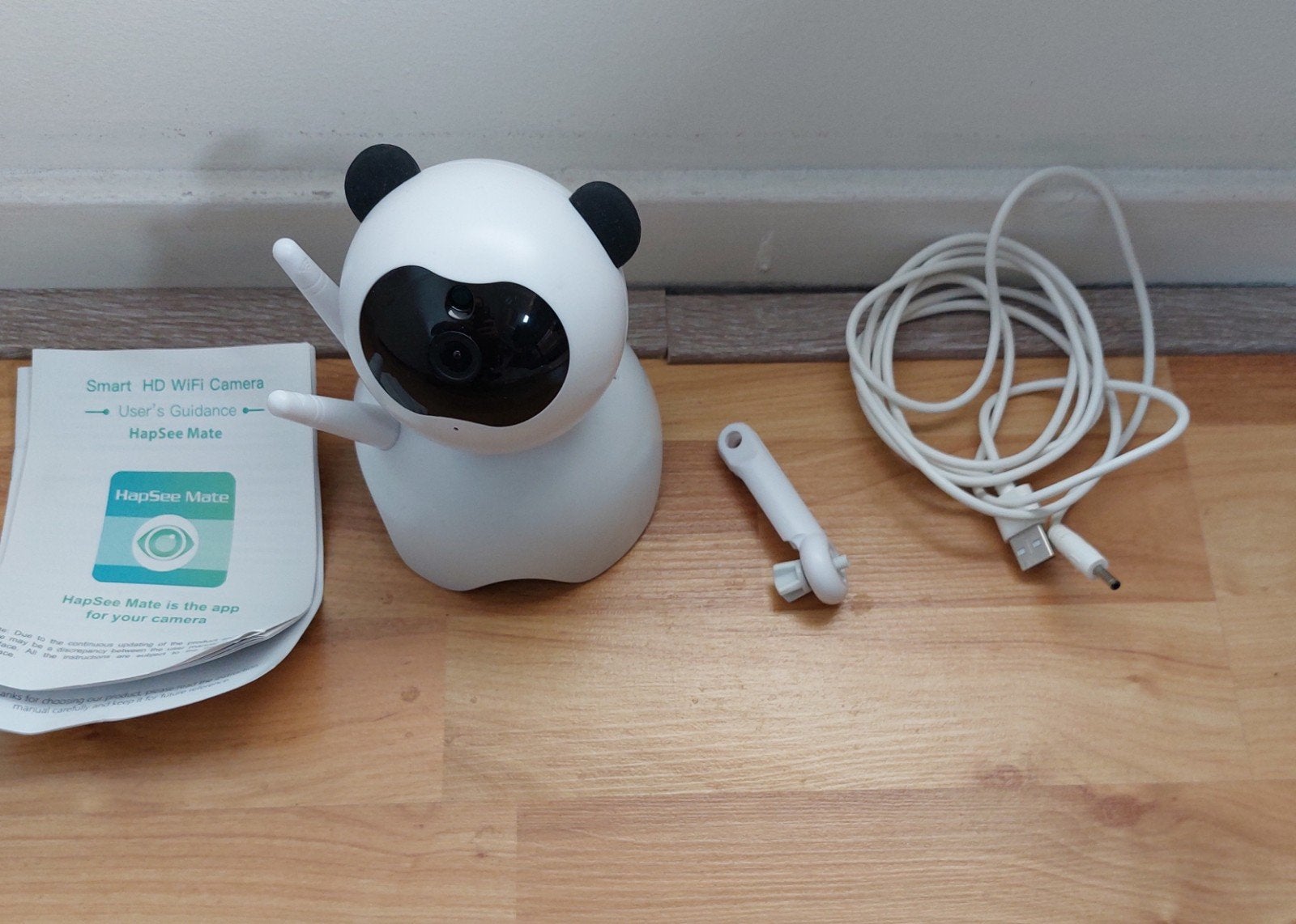 HapSee Mate Smart HD WiFi Camera - Panda Design, Audio, Tv en Foto, Ophalen of Verzenden, Zo goed als nieuw, Binnencamera