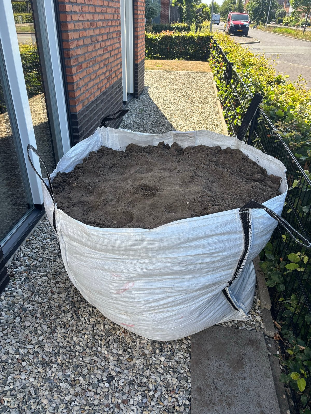 1 kuub tuinaarde in big bag, Tuin en Terras, Zand, Ophalen, Gebruikt, Ophoogzand