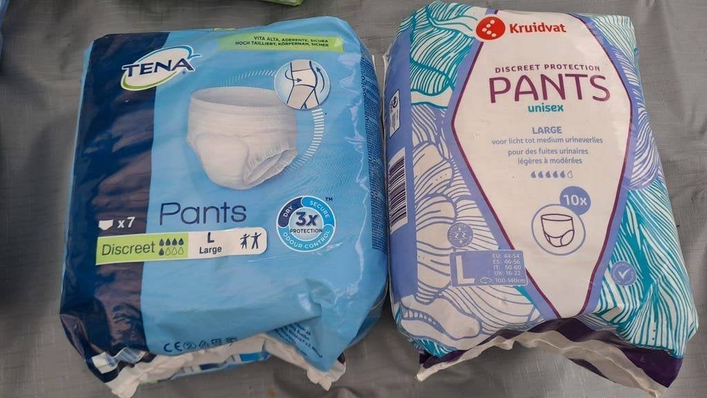 2x pants maat L Tena/Kruidvat, Diversen, Onbekend, Nieuw, Ophalen of Verzenden, Onbekend