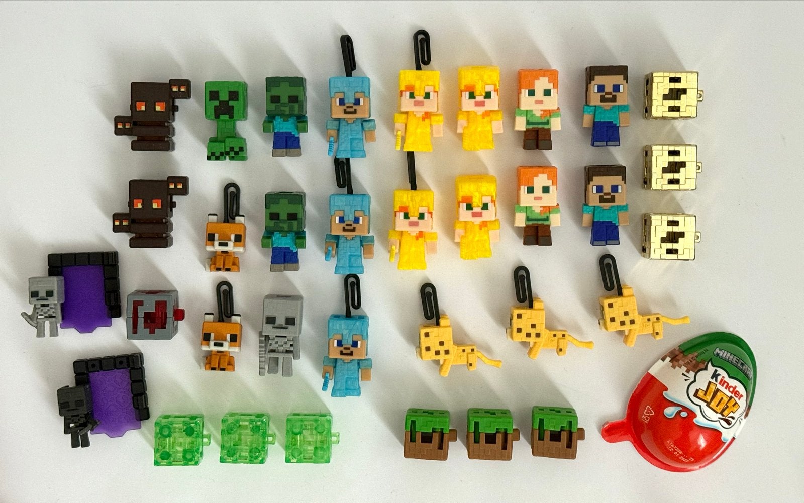 Kinder Joy Minecraft Figuren Speeltje Collectie Verzameling, Ophalen of Verzenden, Nieuw