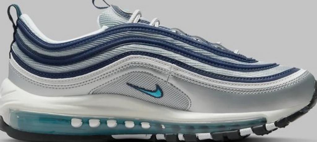 Nike Air Max 97 - Grijs/Blauw maat 46., Blauw, Nieuw, Ophalen of Verzenden, Sneakers of Gympen