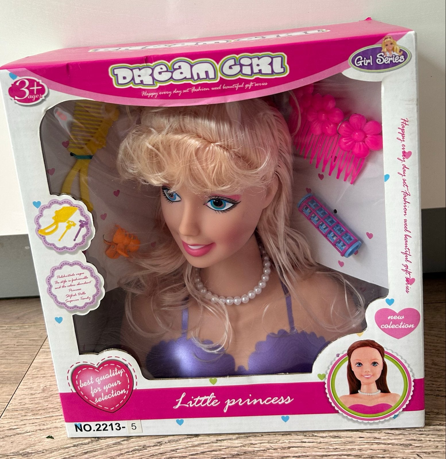Dream Girl Barbie Styling Hoofd met Accessoires, Ophalen, Nieuw, Barbie