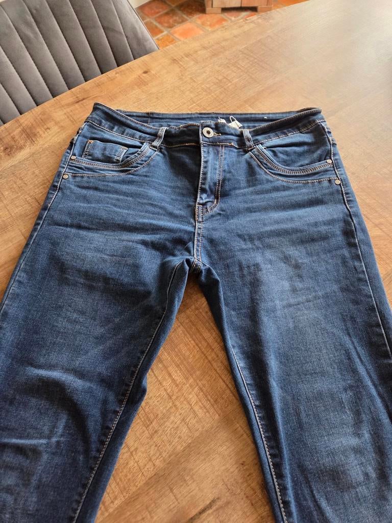 Karostar spijkerbroek, donkere wassing, maat L (40), Ophalen of Verzenden