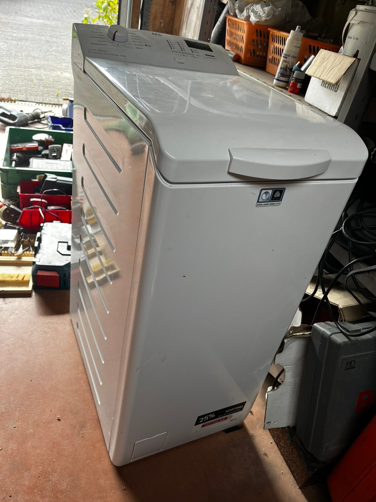 Wasmachine bovenlader, Witgoed en Apparatuur, Wasmachines, Ophalen of Verzenden, 1200 tot 1600 toeren, 85 tot 90 cm
