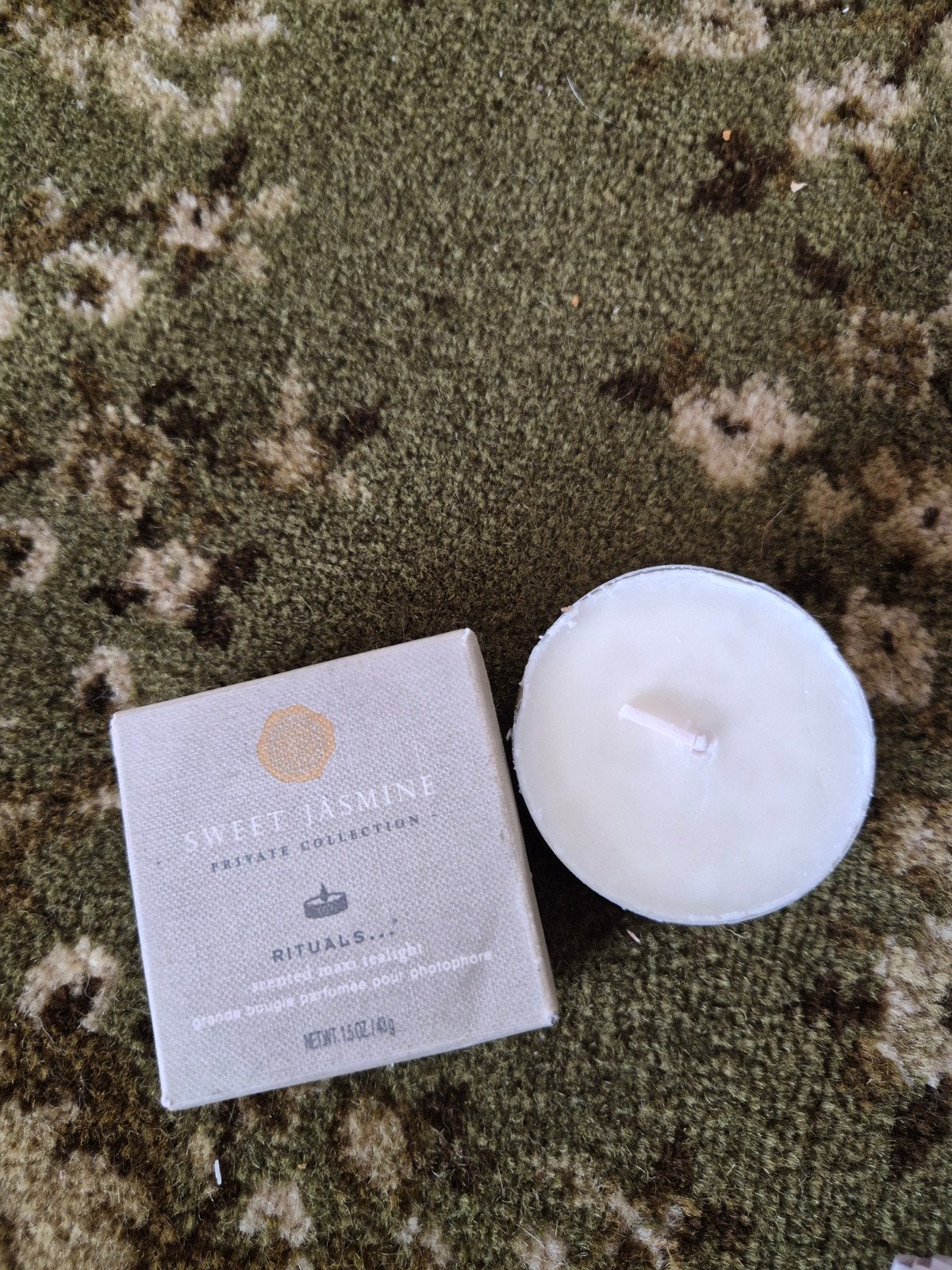 Rituals Sweet Jasmine Theelichtjes 2 stuks, Huis en Inrichting, Woonaccessoires | Kandelaars en Kaarsen, Ophalen of Verzenden