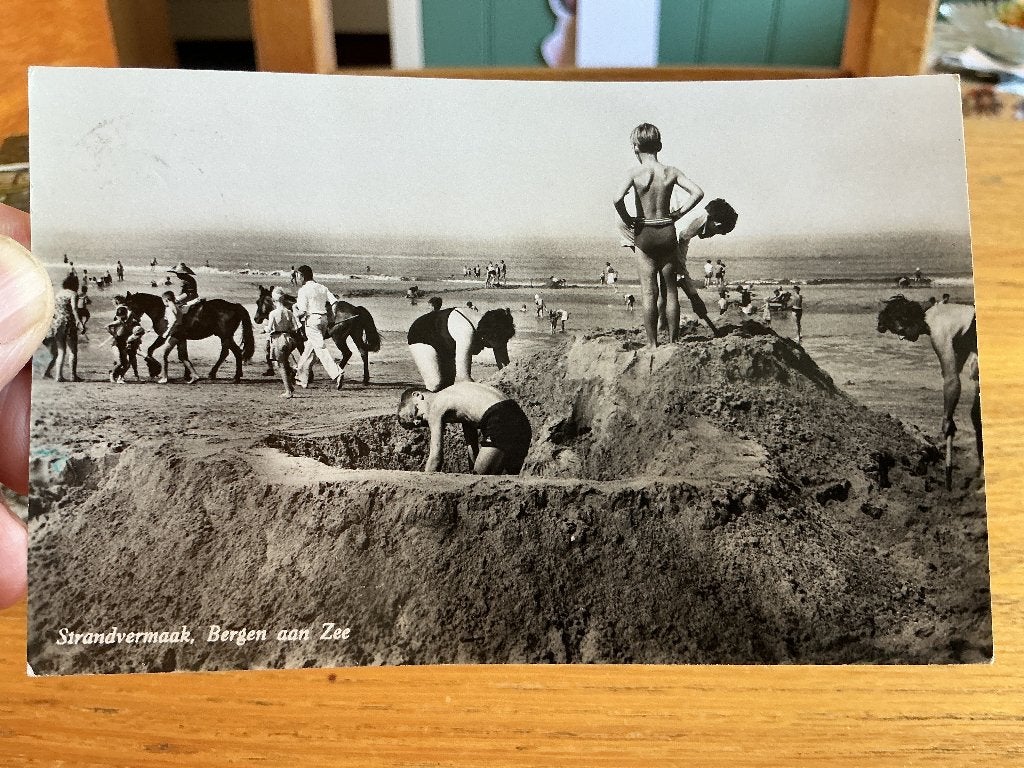 Bergen aan Zee strandvermaak, Verzenden, 1960 tot 1980, Gelopen, Noord-Holland