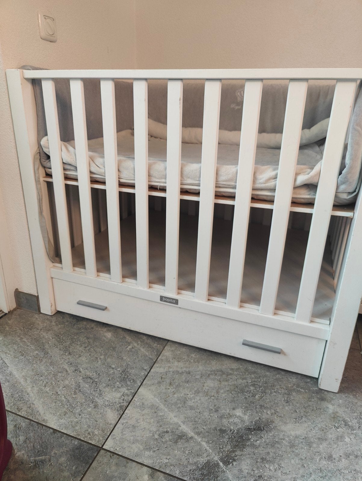 Bopita box met lade, Ophalen, Gebruikt, Boxkleed