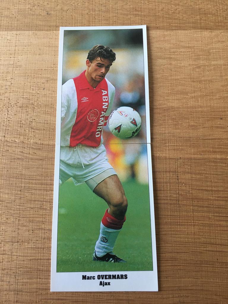 Voetbal stickers Marc Overmars - Ajax, Ophalen of Verzenden, Nieuw, Meerdere stickers