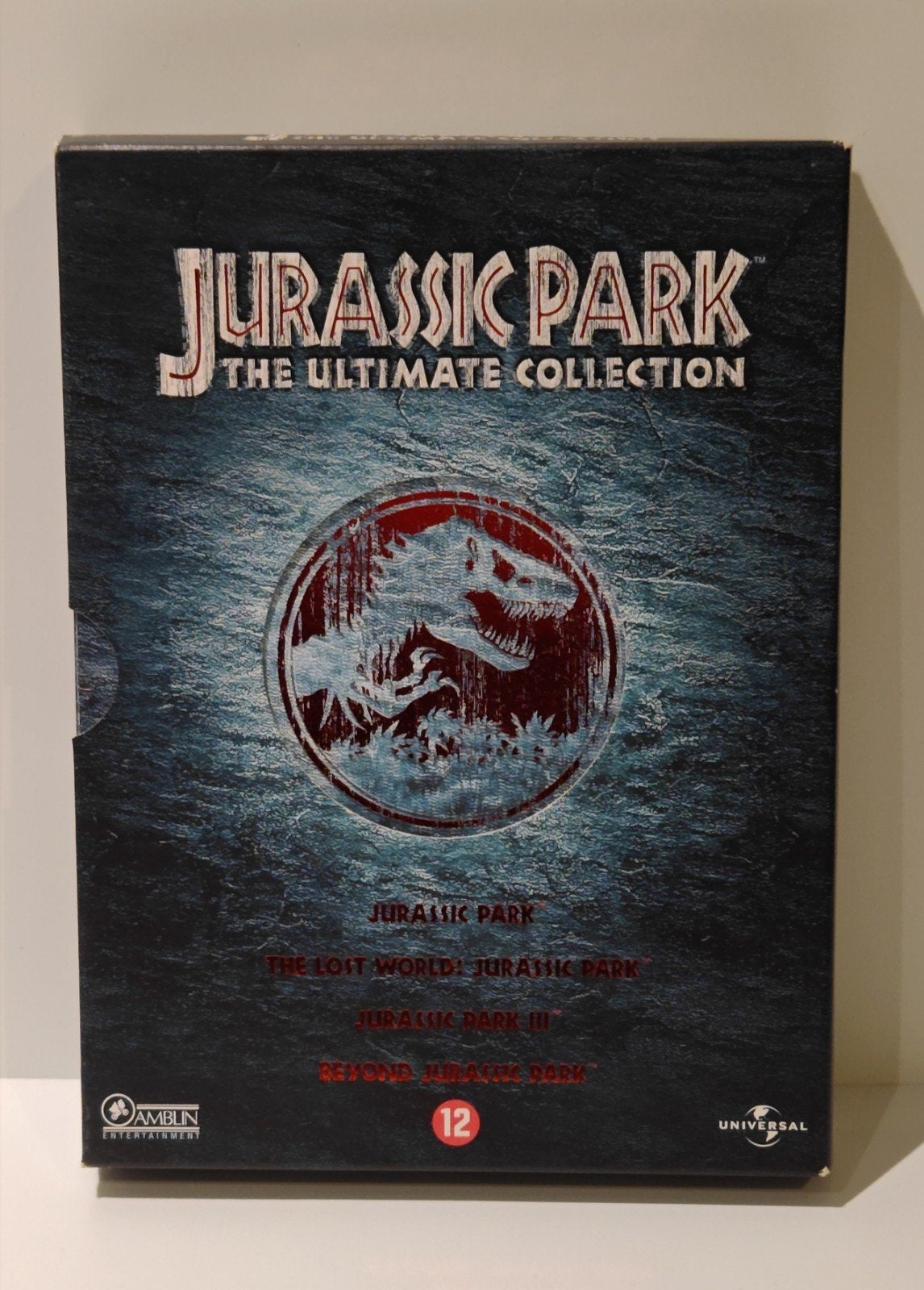 Jurassic Park The Ultimate Collection 4 DVD Boxset SPIELBERG, Italiaans, Speciale editie, Ophalen of Verzenden, Zo goed als nieuw