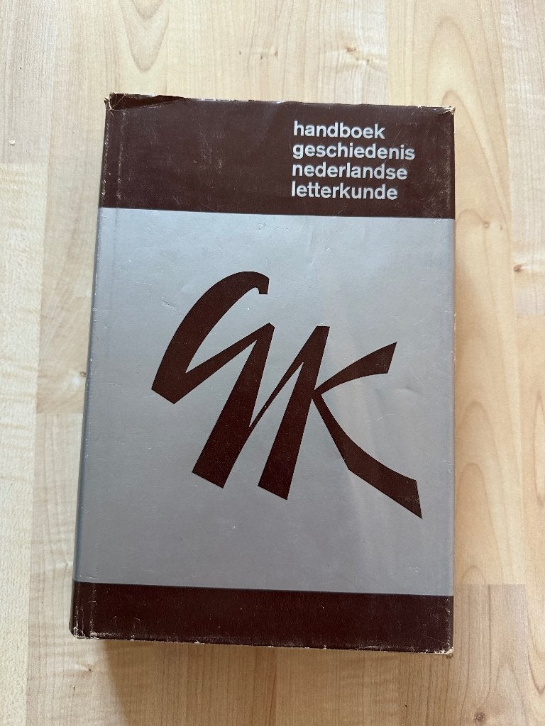 Handboek geschiedenis Nederlandse letterkunde I t/ IV, Ophalen, Zo goed als nieuw, Dr. G. P. M. Knuvelder