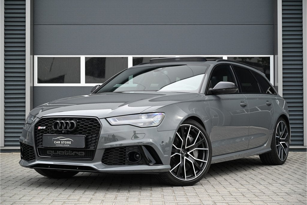 Audi RS6 Avant 4.0 TFSI QUATTRO PERFORMANCE 605 PK / PANO /, Auto's, Audi, Gebruikt, Adaptive Cruise Control, 3993 cc, 5 stoelen