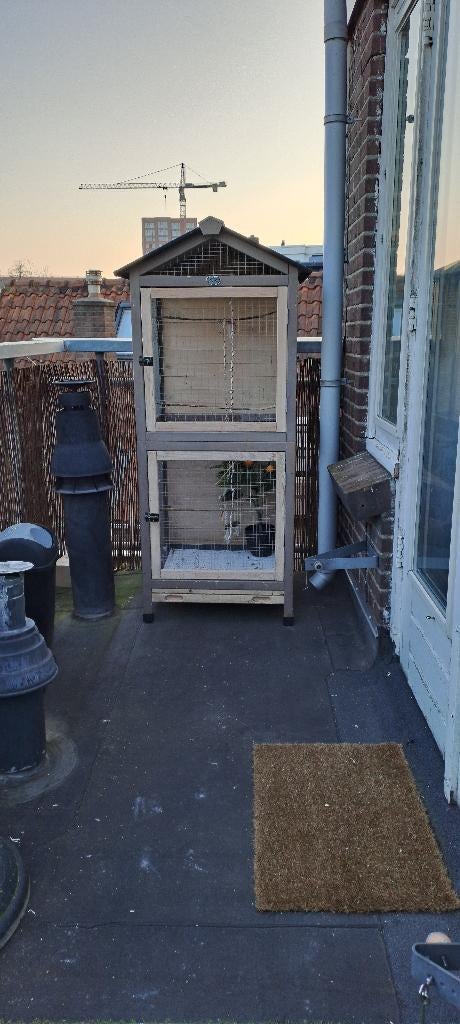 Volière, Ophalen, Zo goed als nieuw, Hout, Volière