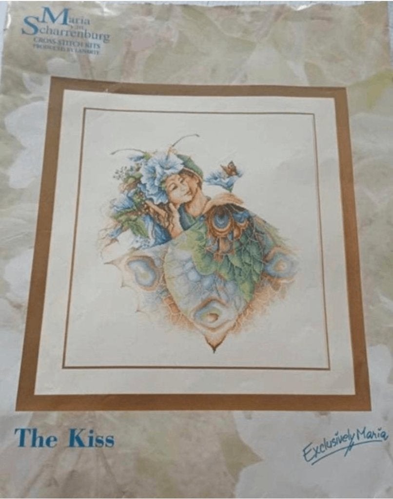 BORDUURPAKKET LANARTE M. V. SCHARRENBURG THE KISS, Hobby en Vrije tijd, Borduren en Borduurmachines, Verzenden, Nieuw, Handborduren