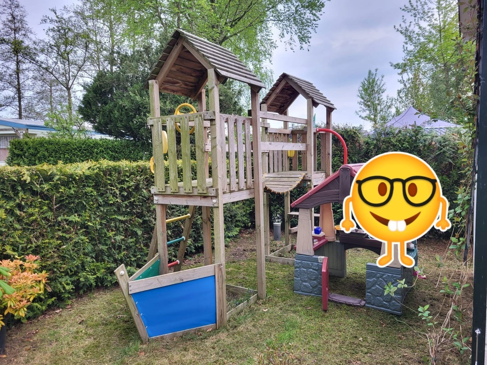 Jungle Gym Speeltoestel - Compleet en in goede staat, Kinderen en Baby's, Ophalen, Gebruikt, Brandweerpaal