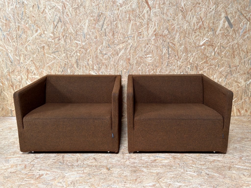 2x Offecct Meet Fauteuil - Pauline Deltour Collectie, Huis en Inrichting, Fauteuils, Ophalen, Modern, Kubistisch, Architectonisch