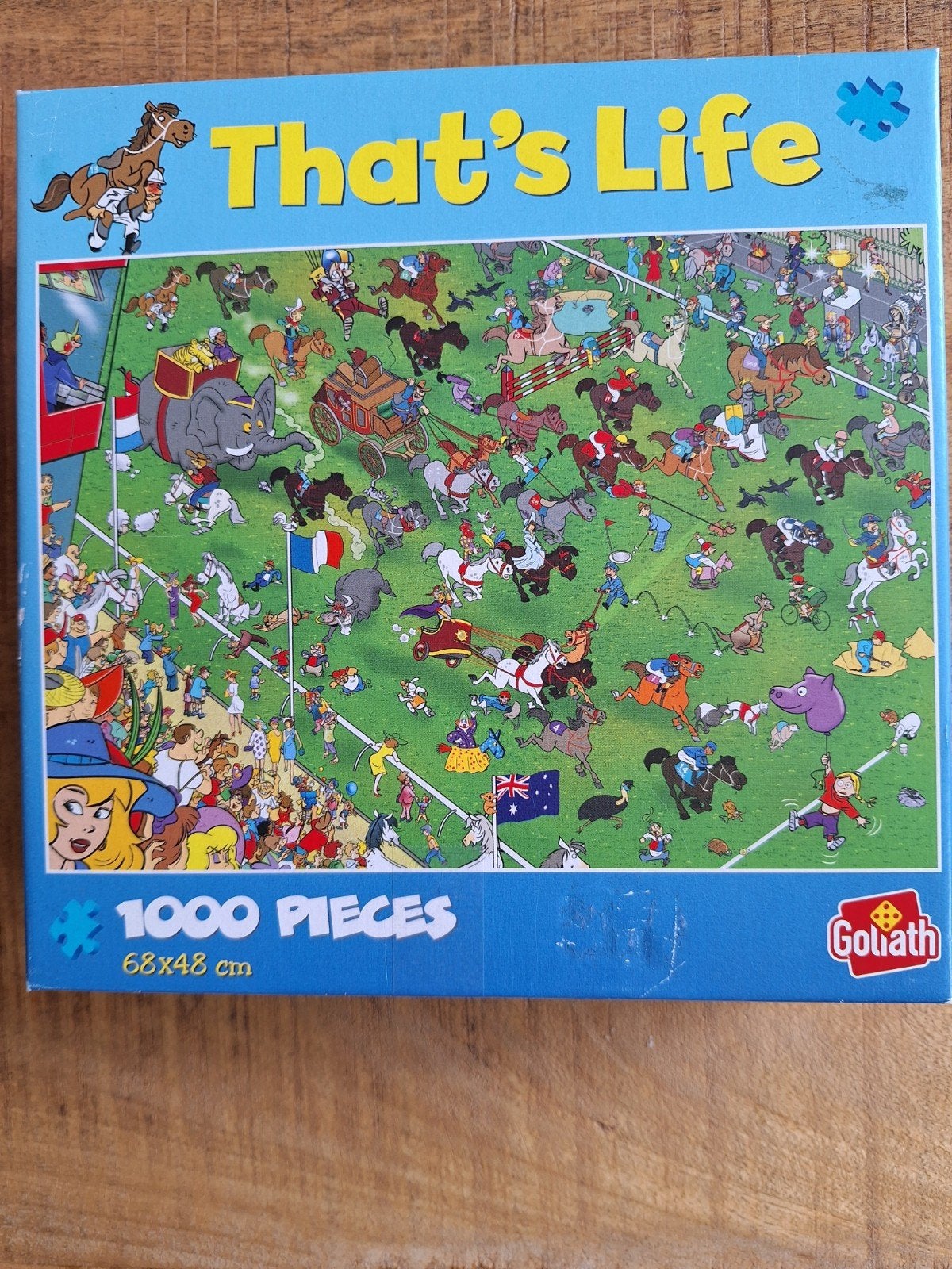Puzzel paarderennen, Ophalen of Verzenden, 500 t/m 1500 stukjes
